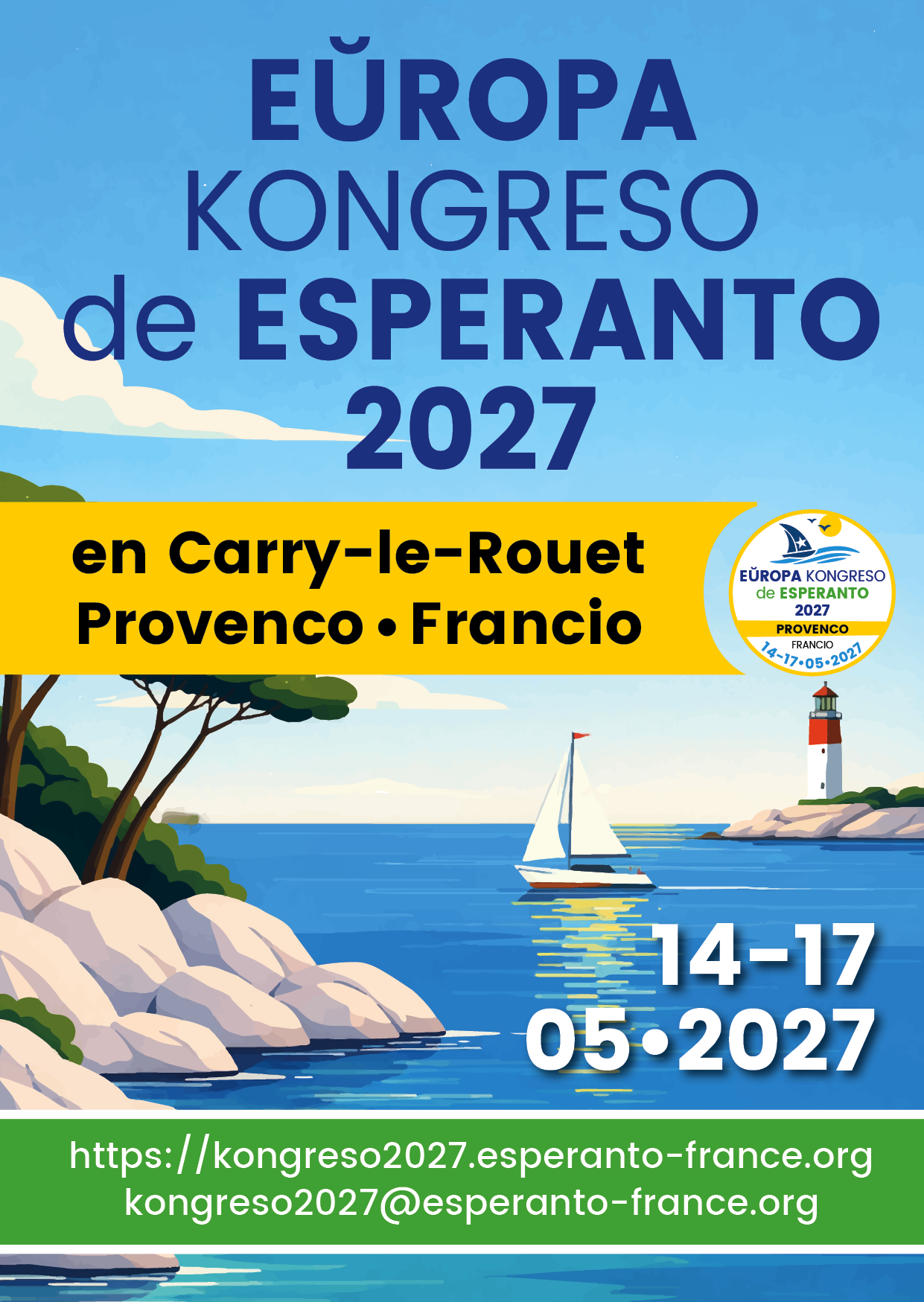 Eŭropa Kongreso de Esperanto 2027 en Carry-le-Rouet, Provenco, Francio